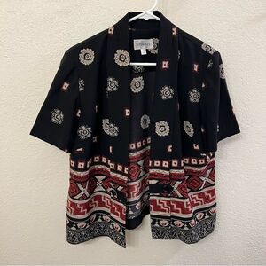 Studio I Open Short Sleeve Blazer Size 12